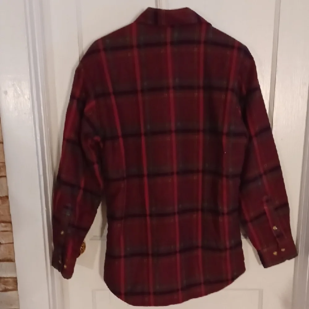 Northwest Territory Gray Quilted Flannel Jacket Men's Size Small